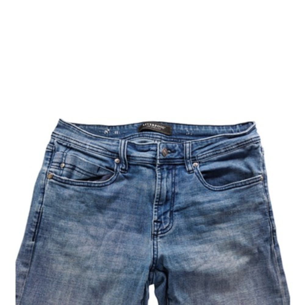 Liverpool Jeans Mens 32x34 Blue Medium Wash Straight Leg Denim Casual Pants - Picture 2 of 9